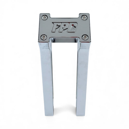 10 Inch Straight Riser - Chrome