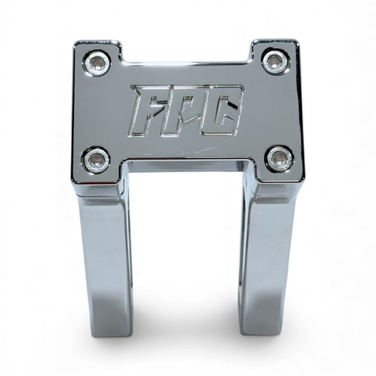 6 Inch Straight Riser - Chrome