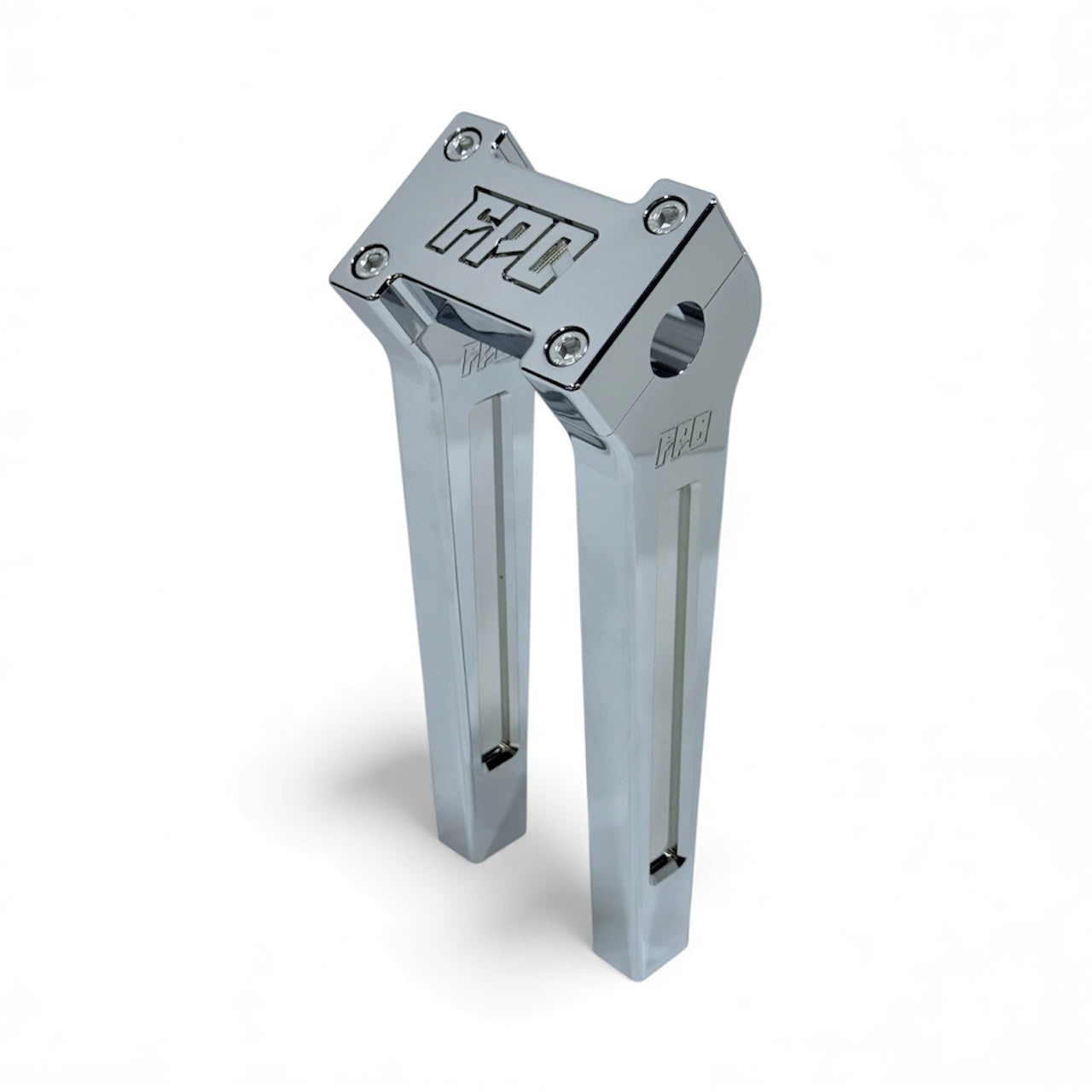 10 Inch Straight Riser - Chrome