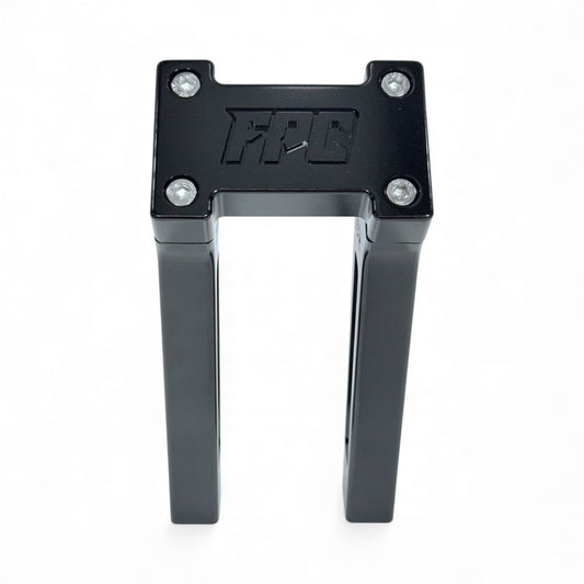 8 Inch Straight Riser - Black Anodized