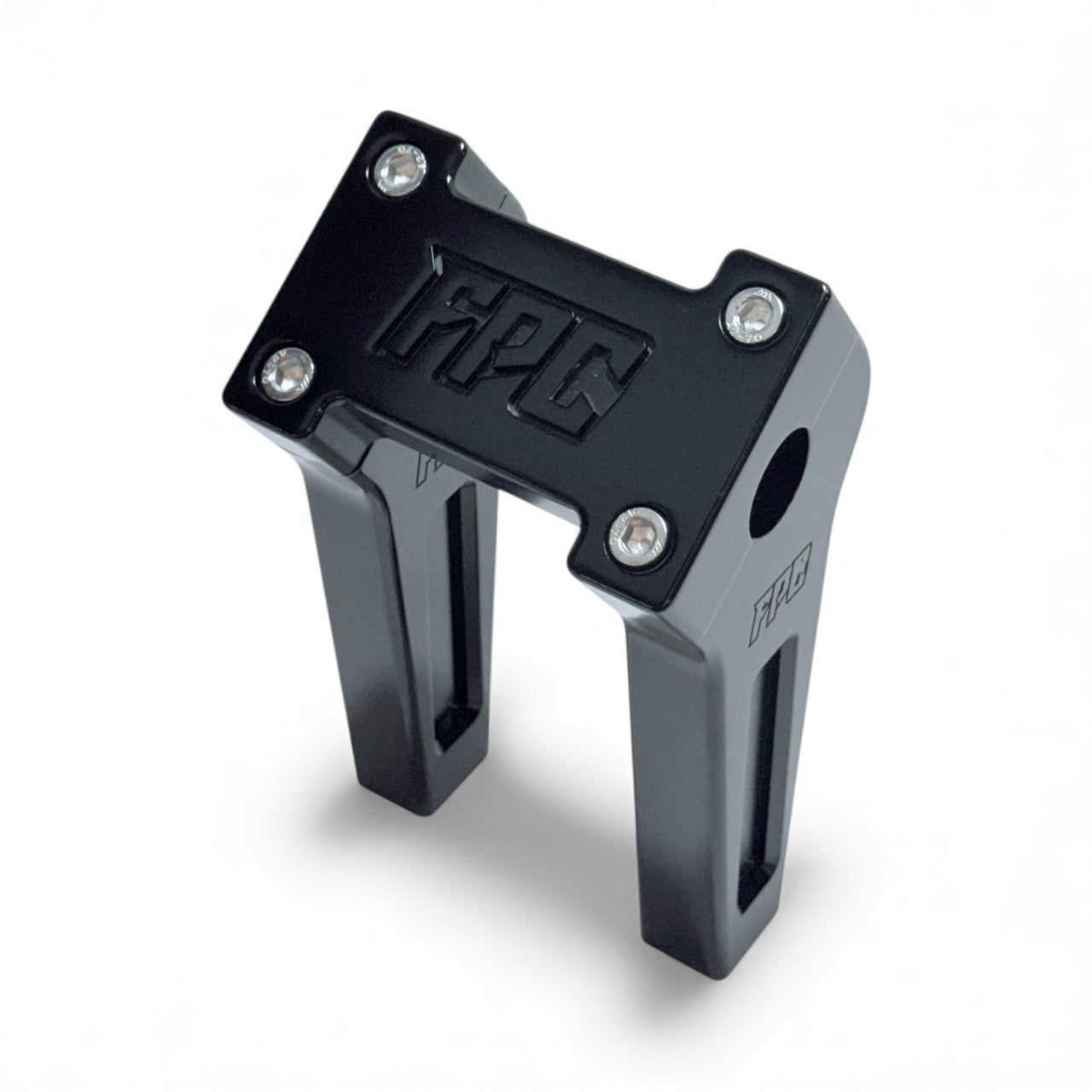 6 Inch Straight Riser - Black Anodized